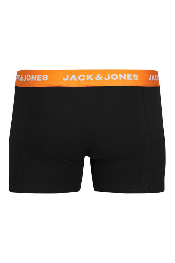 Jack & Jones Pack x5 boxers lisos preto