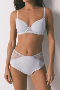 Women'secret Cuecas redutoras altas azuis