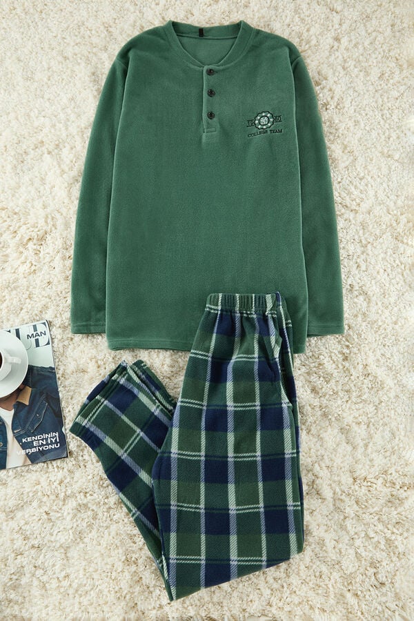 Trendyol Comfortable Knitted Pyjama Set verde