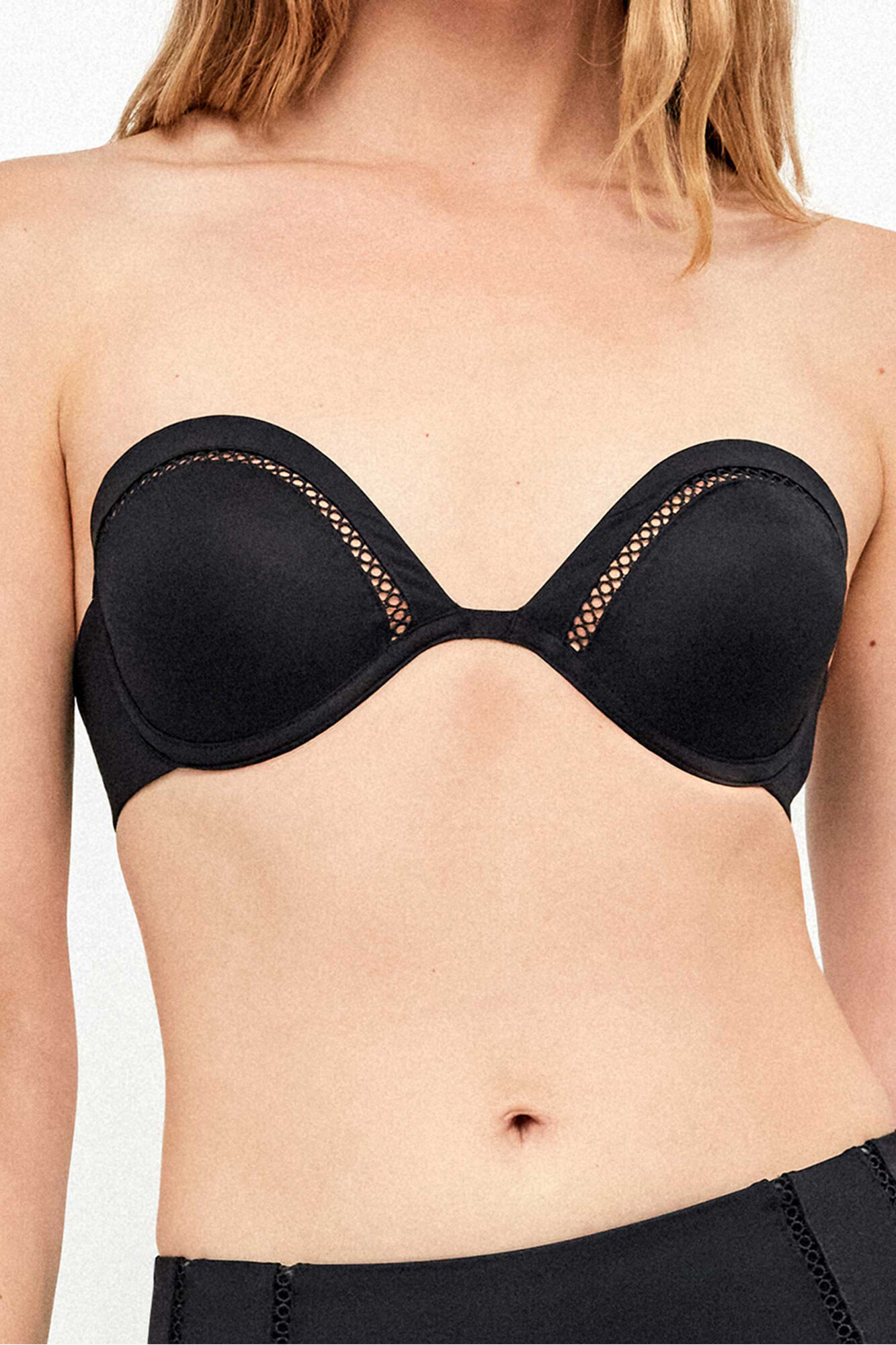 Gisela Top biqu&iacute;ni bandeau decote pronunciado