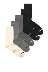 Jack & Jones Pack 5 calcetines gris