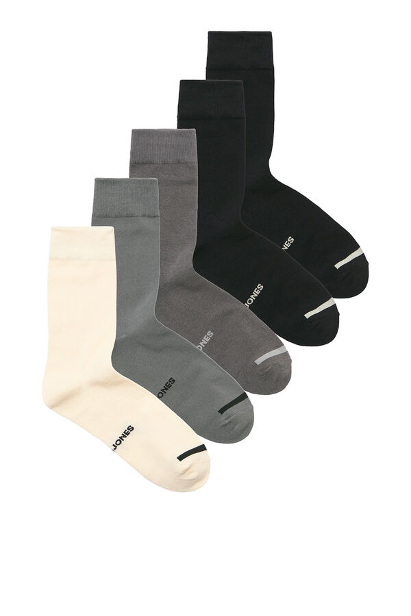 Jack & Jones Pack 5 calcetines gris