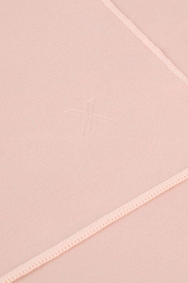Textura Toalha leve de microfibra rosa