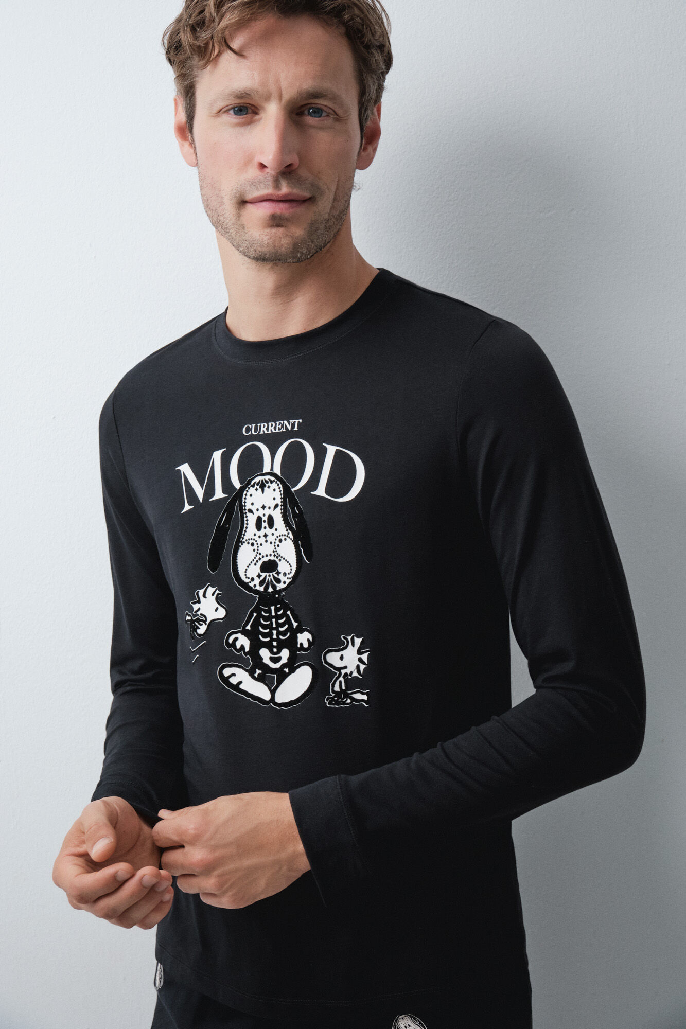 Women'secret Pijama comprido em algod&atilde;o Snoopy Halloween