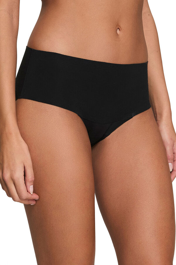 Spanx Cueca modeladora invis&iacute;vel em algod&atilde;o preto