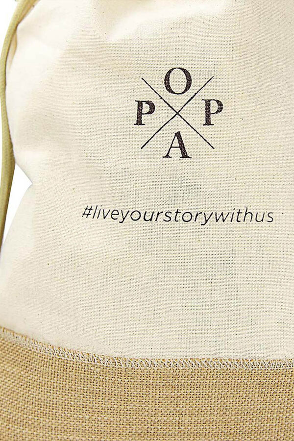 Popa Mochila Penelope Bege branco