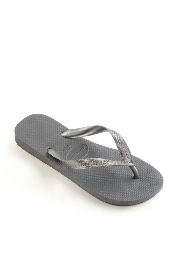 Havaianas Chinelos Hav. Top cinza com alças cinzento