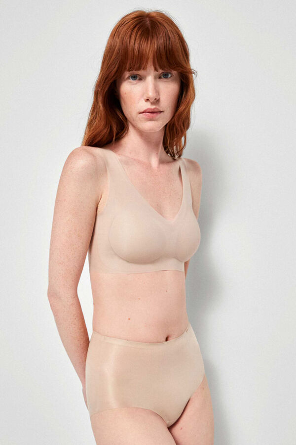 Gisela Cueca alta sem costuras cru