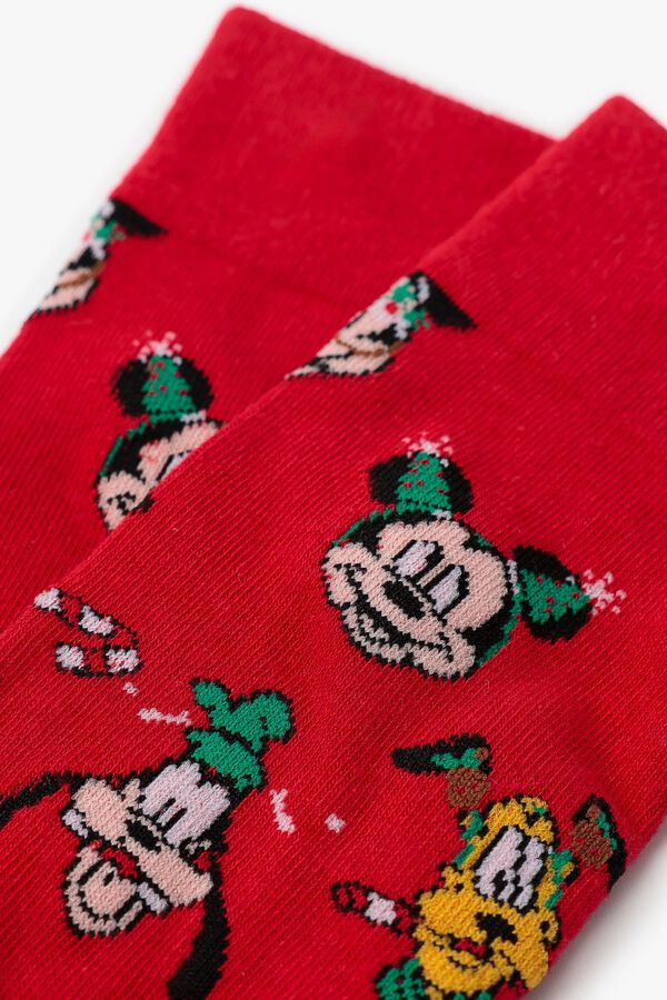Admas Meia Disney "Party Friends" vermelho