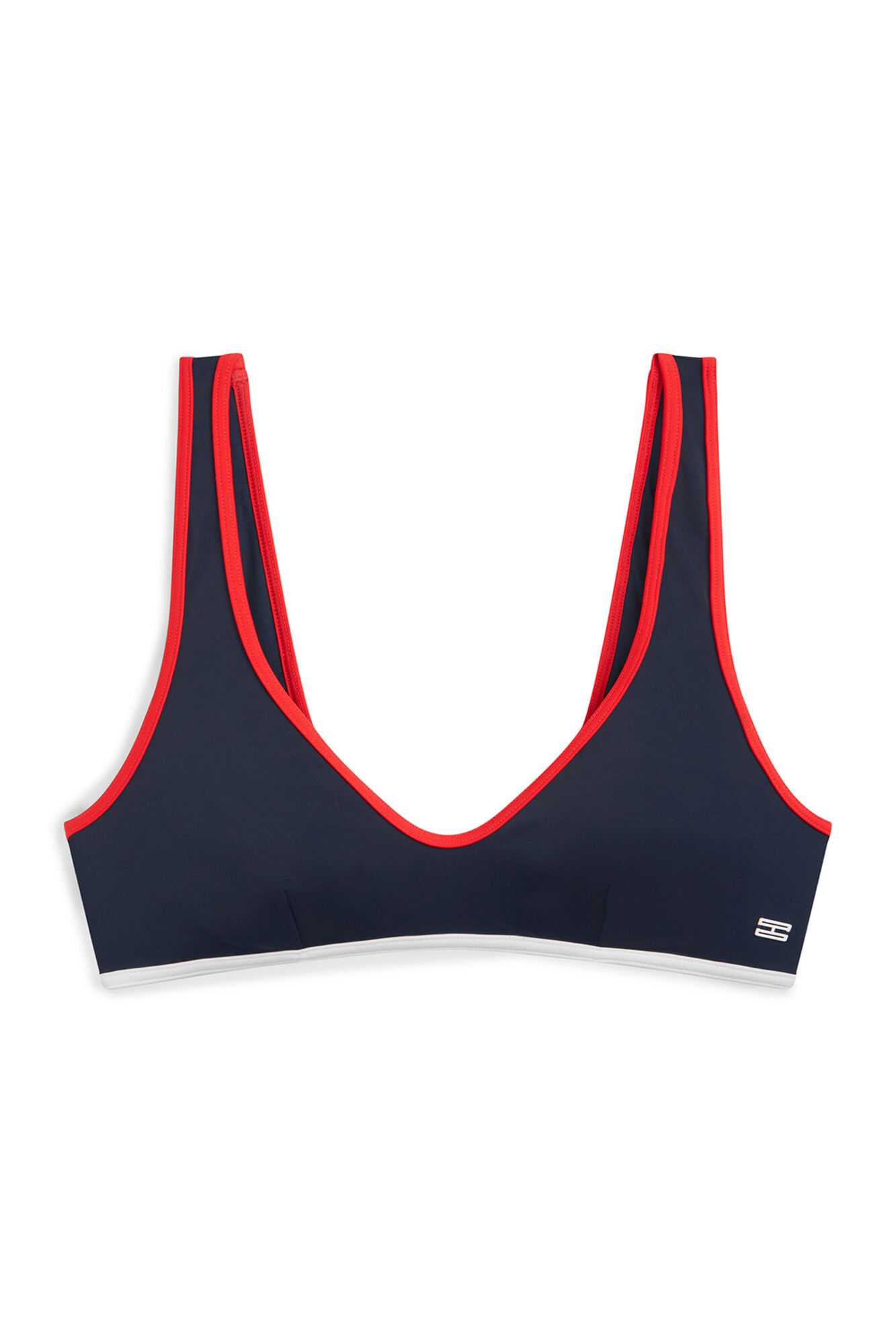 Tommy Hilfiger Top biqu&iacute;ni triangular