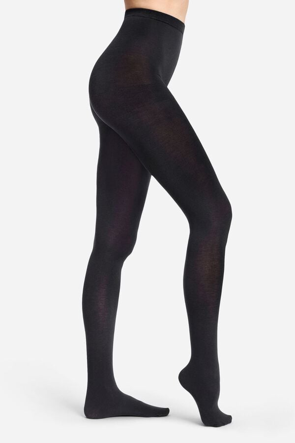 DIM Meia DIM Thermo Keep Me Warm preto