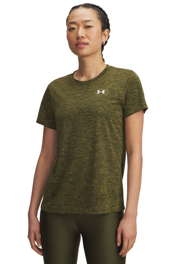 Under Armour T-shirt de manga curta bege