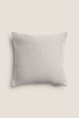 Womensecret Two-tone cotton cushion cover brown