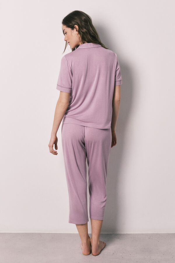 Women'secret Pijama camiseiro Capri soft touch rosa rosa