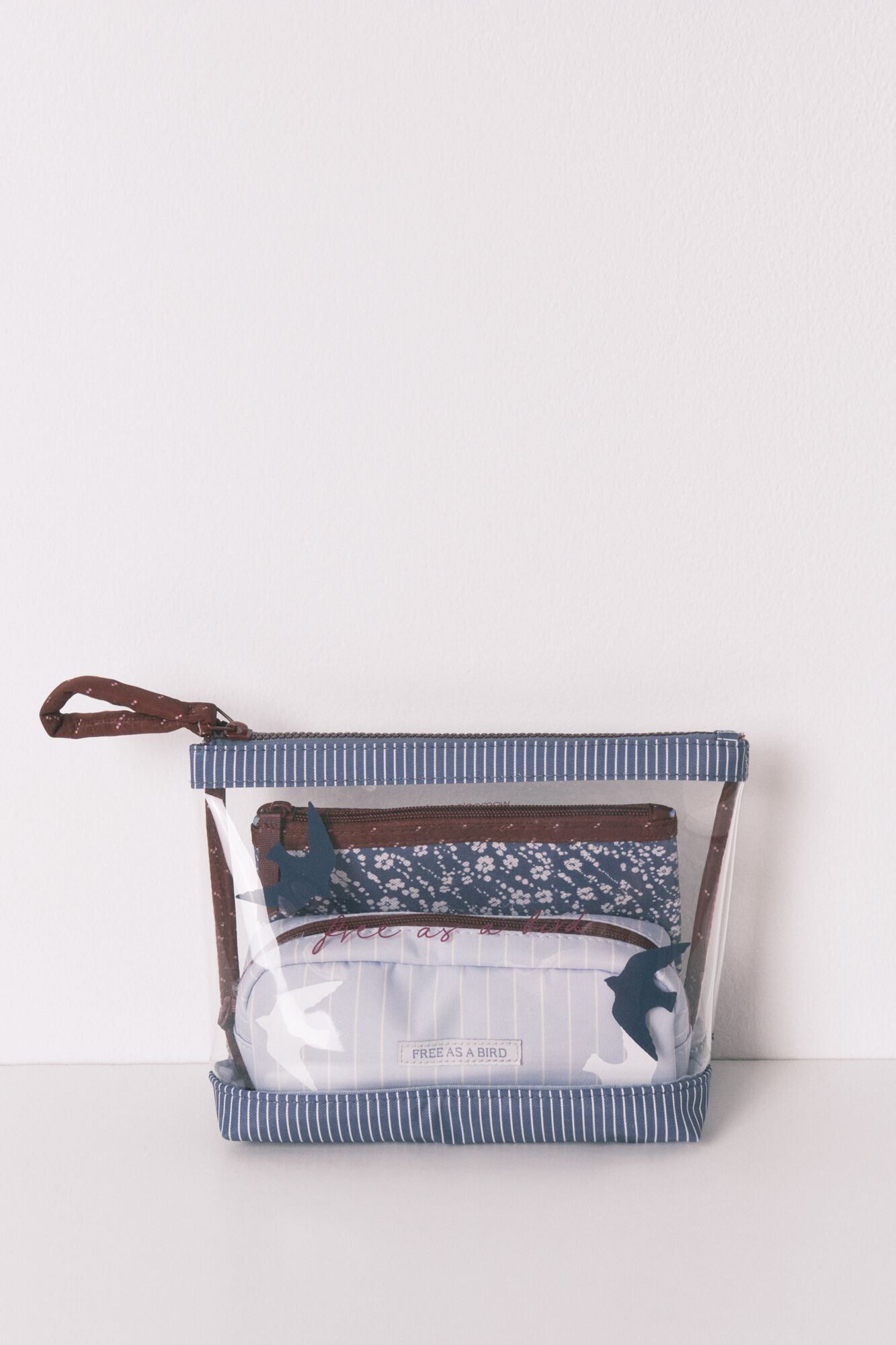 Women'secret Pack de 3 n&eacute;cessaires estampadas variadas