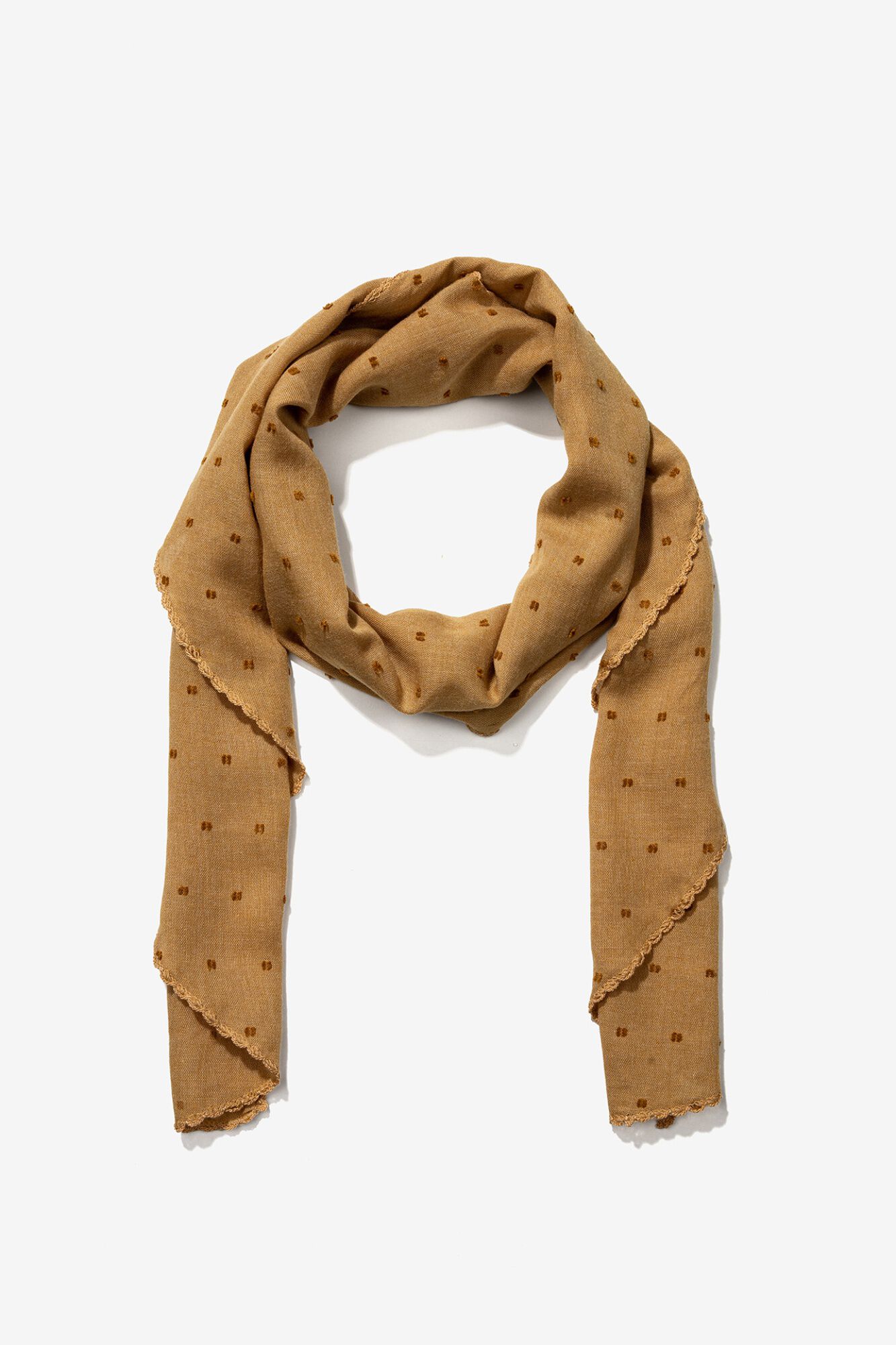 Vilanova Len&ccedil;o triangular bordado