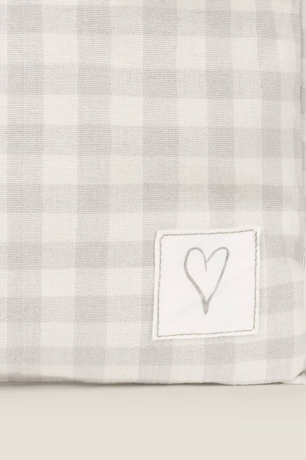 Textura N&eacute;cessaire xadrez borgonha