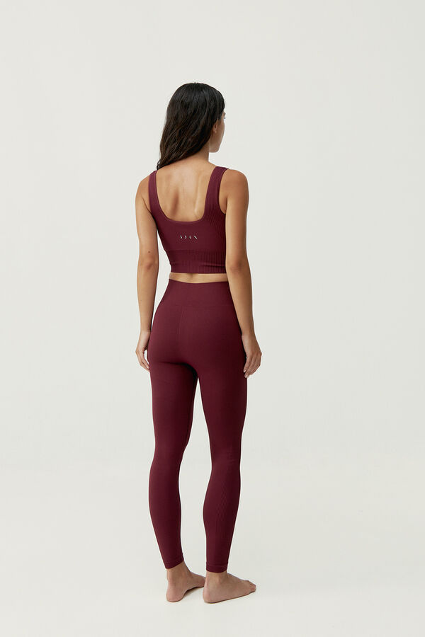 Born Living Yoga Top Yami Bordeaux brown