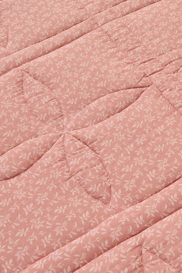Textura Edredón de patchwork tradicional rosa