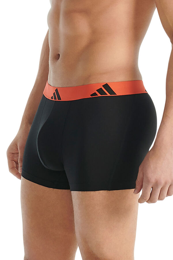 Adidas Pacote com 3 boxers de algodão Active Flex estampado