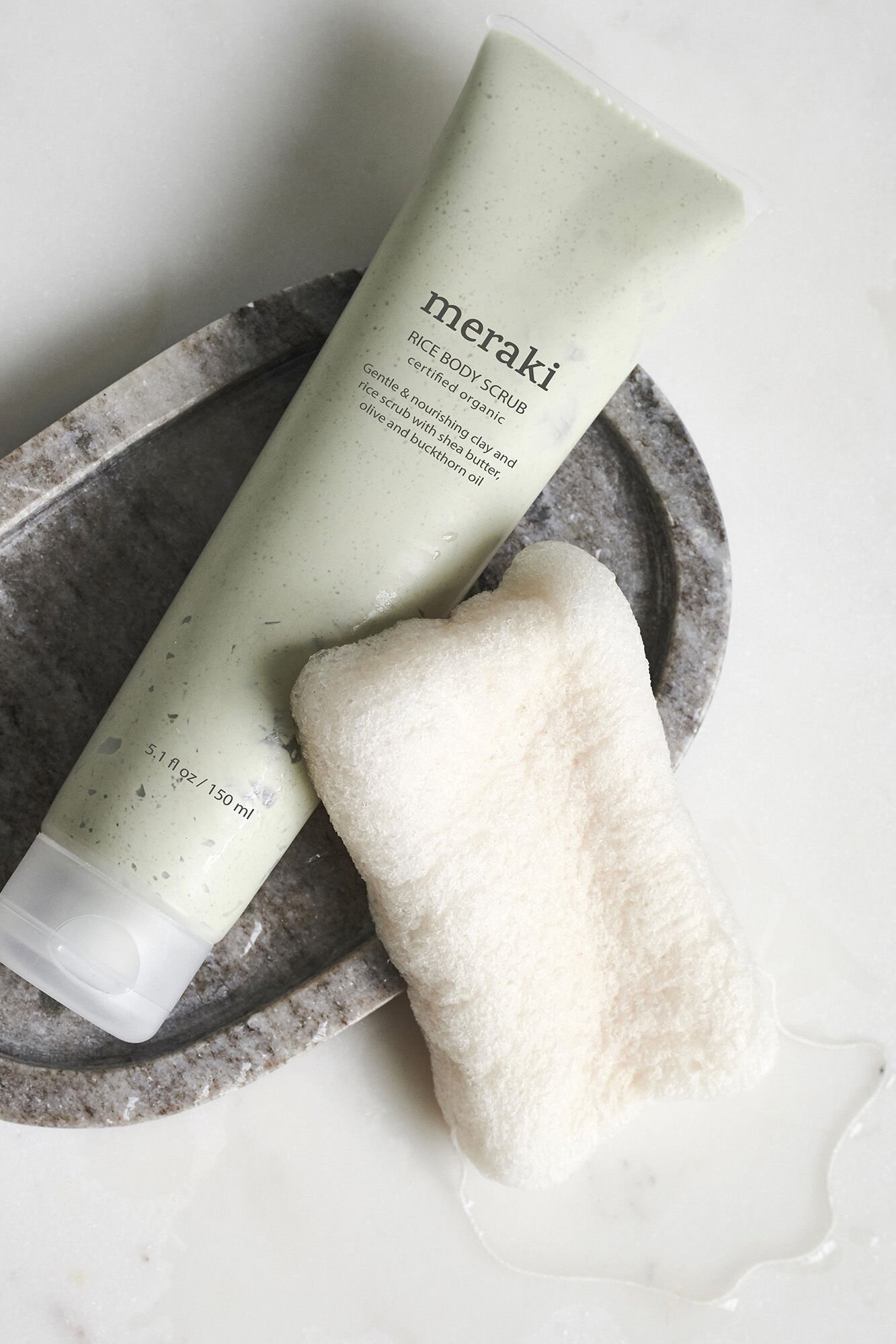 Meraki Exfoliante corporal de arroz