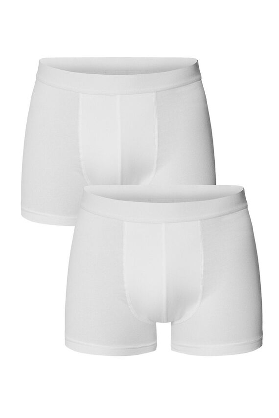 Pack de 2 bóxers modal elástico eco blancos