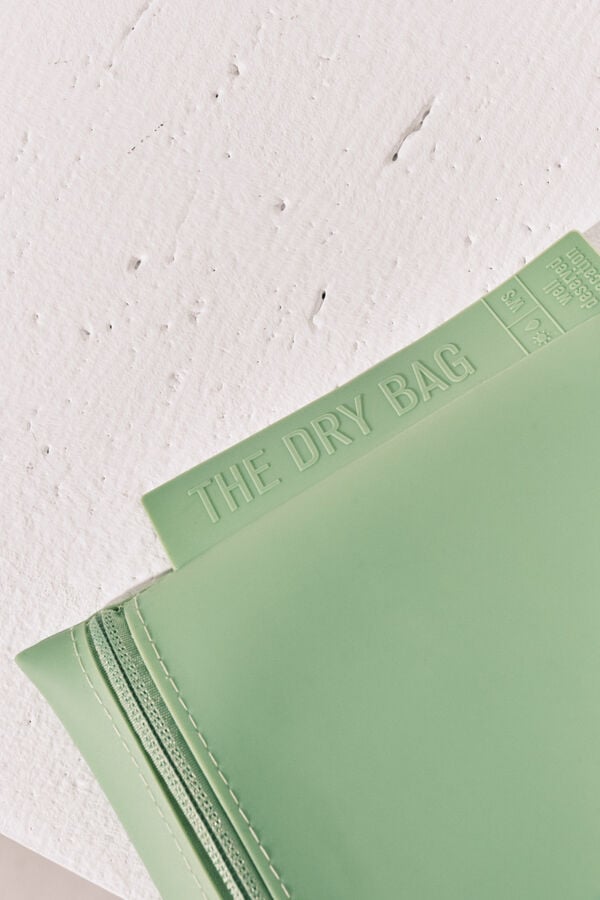 Women'secret Green waterproof swimwear bag green