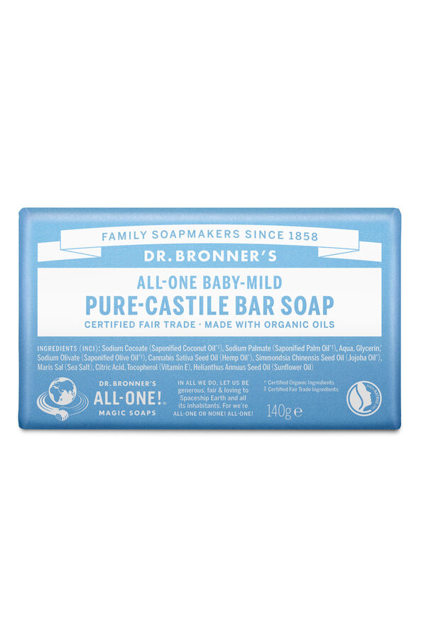 Dr. Bronner's Pastilla de jab&oacute;n de Castilla blue