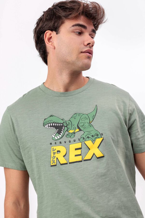 Admas Pijama corto dino Rex Toy Story verde