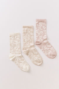 Women'secret Pack 3 calcetines largos leopard