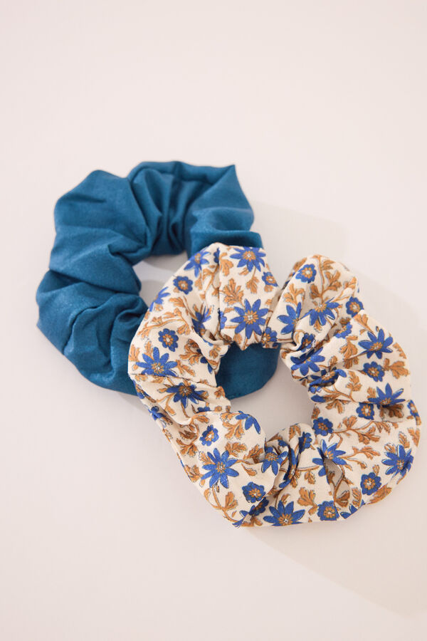 Women'secret Pacote de scrunchie bordado suíço estampado
