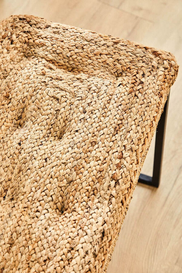 Calma House Ural jute bench cushion nude