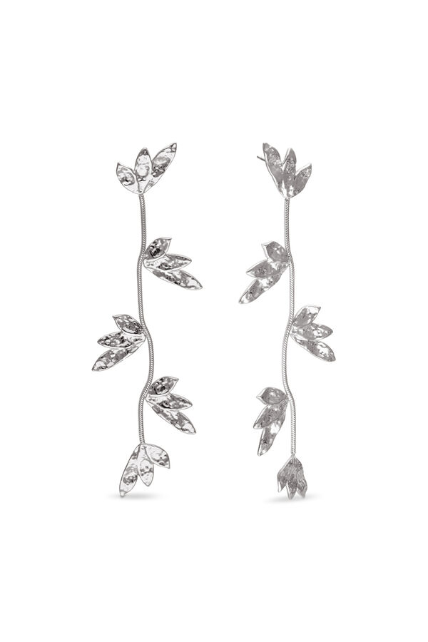 Singularu Pendientes Florenda Acero gris