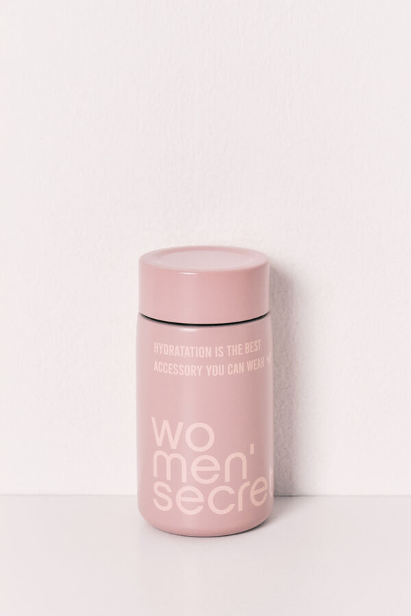 Women'secret Garrafa com logo em metal rosa rosa