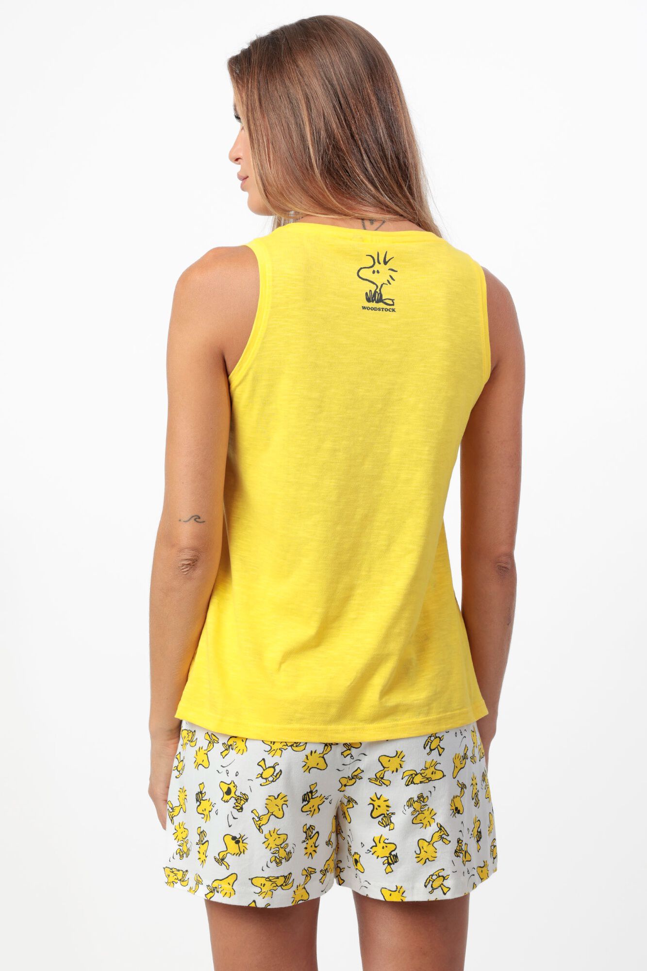 Admas Pijama curto de al&ccedil;as Snoopy Woodstock