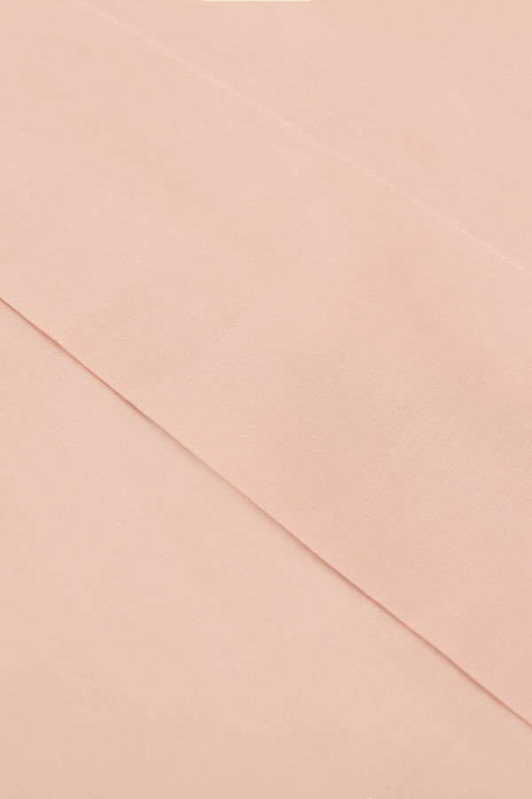 Womensecret Lençol algodão orgânico. Cama 150-160 cm. rosa