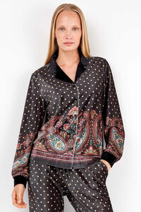 Gisela Camisa de pijama de veludo