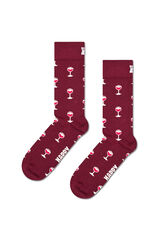 Happy Socks Unisex Glass Of Wine Socks printed