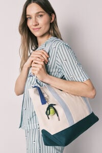 Women'secret Mala tote bag Snoopy em algod&atilde;o