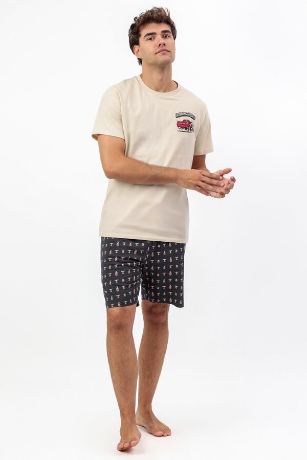 Admas Pijama corto radiator springs Cars beige