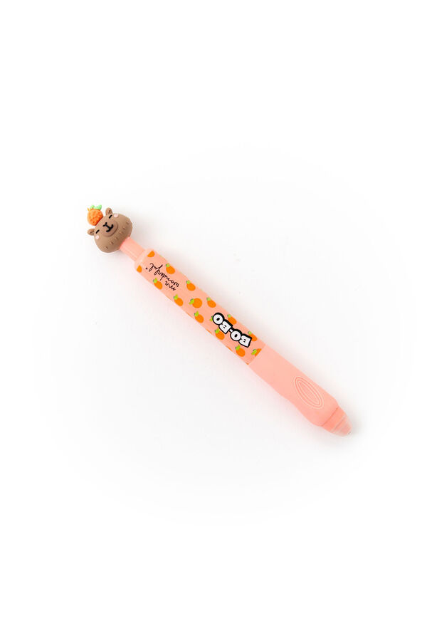 Mr. Wonderful Caneta apag&aacute;vel Bo-Bo Click! - Capivara estampado