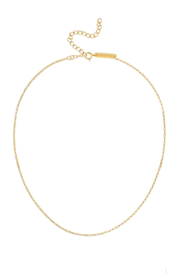 Singularu Colar Everyday em prata banhada a ouro estampado