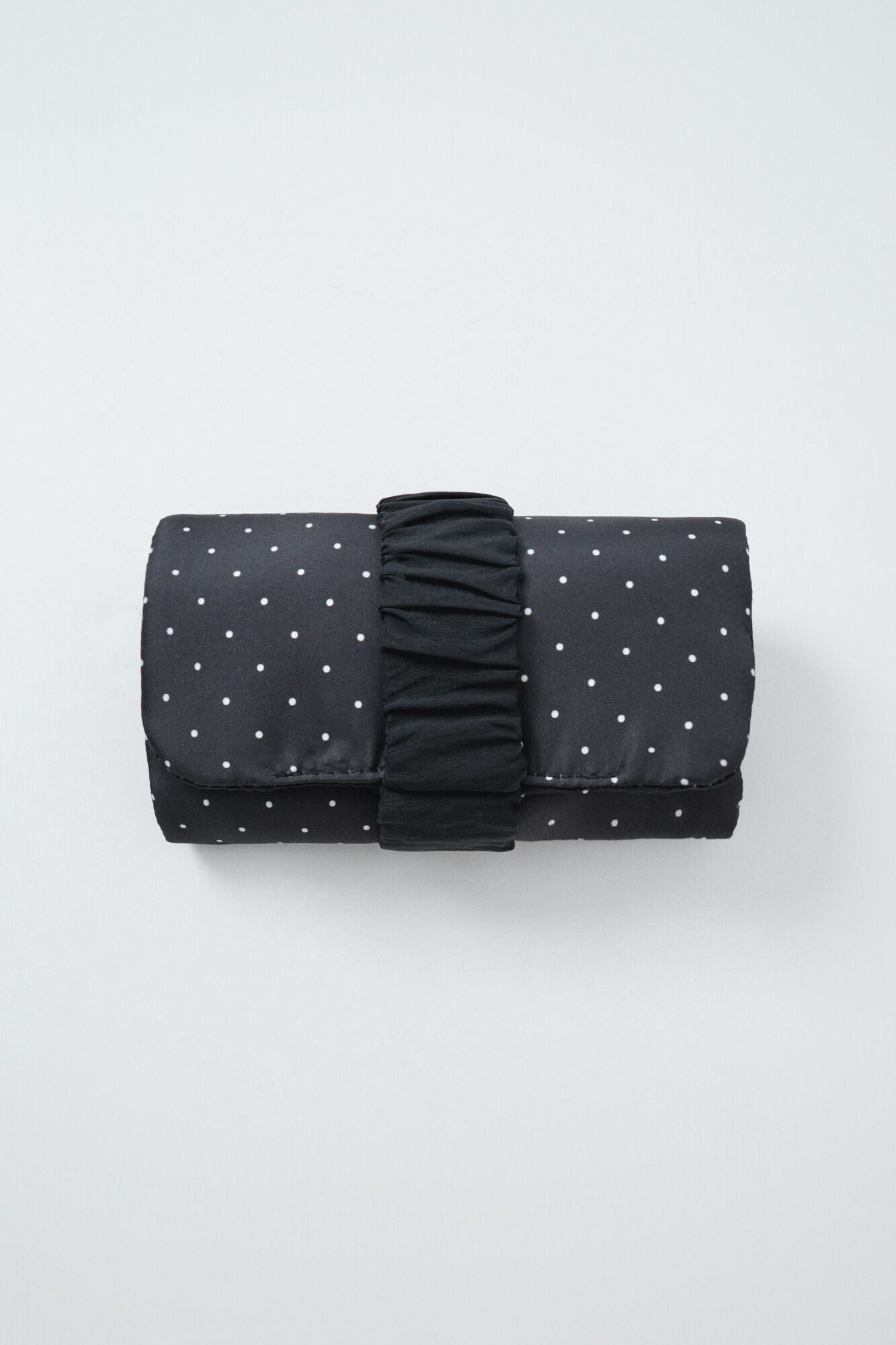 Women'secret Porta-joias port&aacute;til enrol&aacute;vel preto bolinhas