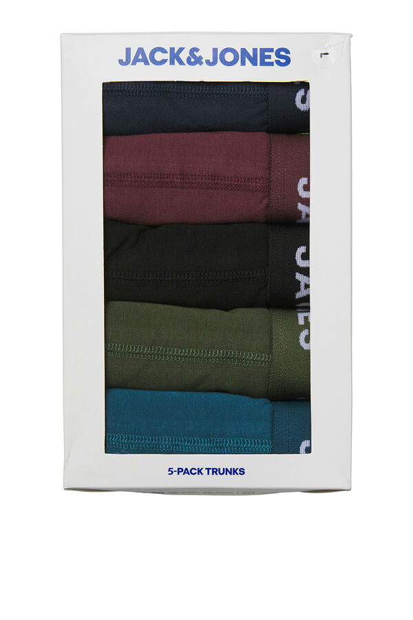 Jack & Jones Pacote com 5 boxer azul