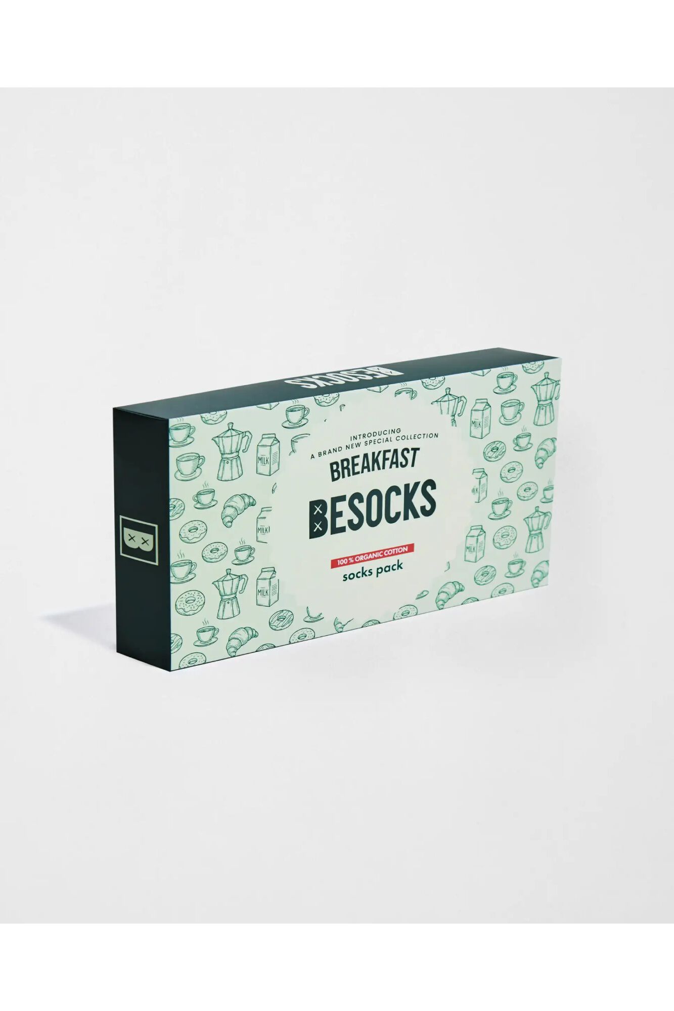 Besocks Pack de 3 pares de meias altas BESOCKS com tema Breakfast