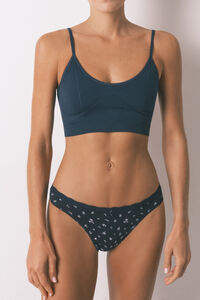 Women'secret Pack 3 bragas cl&aacute;sicas algod&oacute;n encaje y lazo