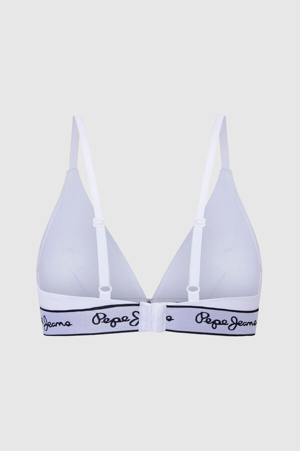 Pepe Jeans Sujetador en algod&oacute;n y modal white