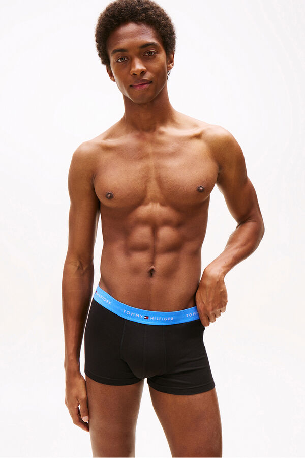 Tommy Hilfiger Pacote com 3 Boxers de Algodão preto