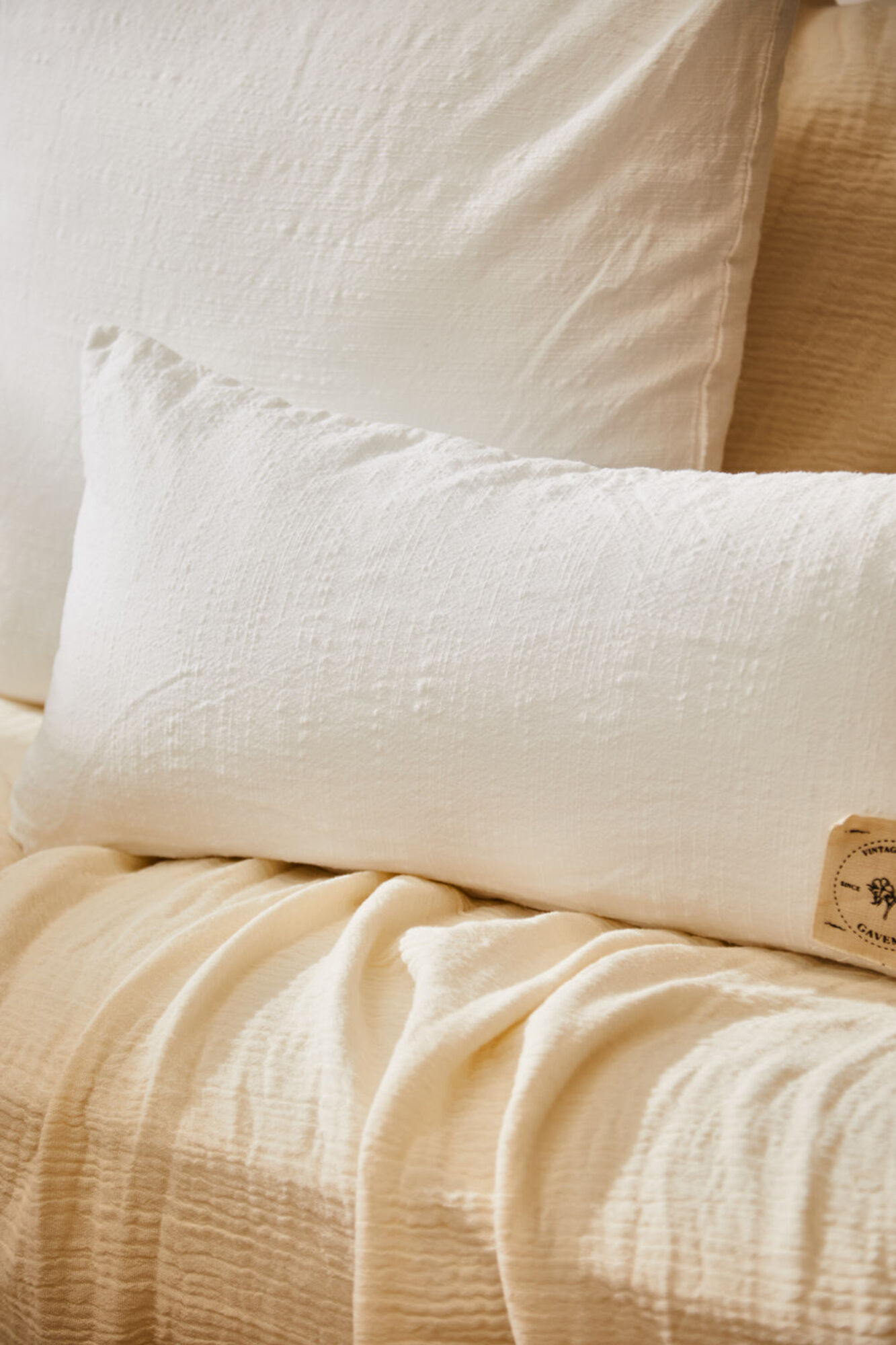 Calma House Capa de almofada Gavema 30x60 branca