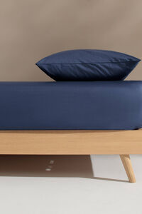 Textura Capa de baixo algodão orgânico. Cama 150-160 cm.